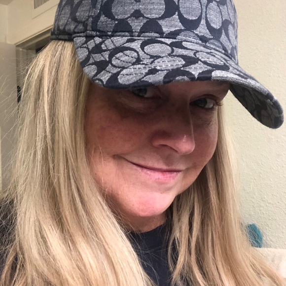 Coach Blue Patterned Hat - Picture 8 of 9